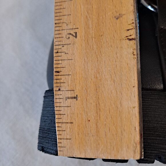 Nature Breeze Riding Boots Women's Size 7 Black Brown Faux Leather - Picture 10 of 11